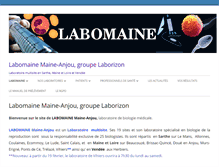 Tablet Screenshot of labomaine.fr